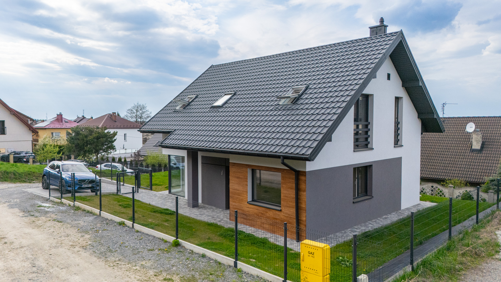 Zrealizowany Budynek A – dom jednorodzinny PM INVEST w Bochni
